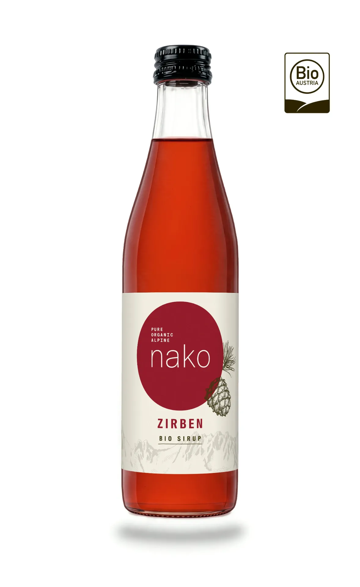 [NAKO-BW-ZIRBE-200] Zirben Bio Sirup – B-Ware (200 ml · Einzelflasche)