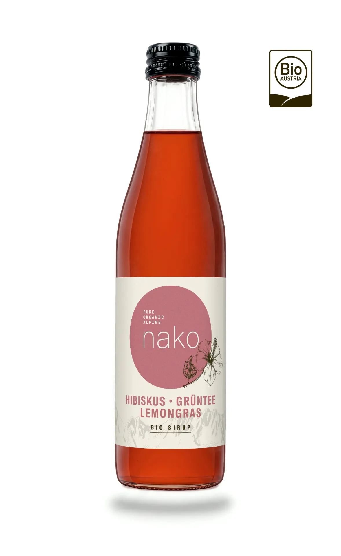 [NAKO-BW-HIBISKUS-500] Hibiskus Bio Sirup – B-Ware